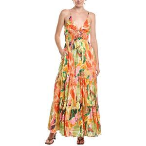 Hutch Womens  Bellen Maxi Dress, Orange